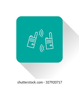 vector illustration of modern radio