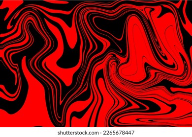 Ilustración del vector: Fondo de flujo de color rojo moderno. Color de onda Forma líquida.