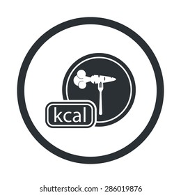vector illustration of modern silhouette icon carrot