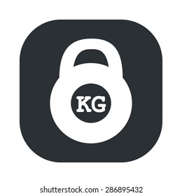 vector illustration of modern silhouette icon barbell