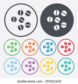 vector illustration of modern silhouette icon tablet