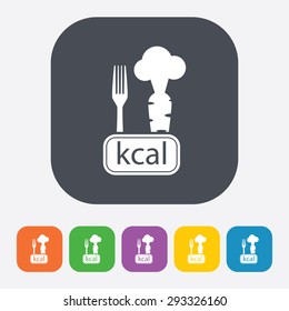vector illustration of modern silhouette icon carrot