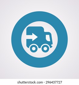 vector illustration of modern silhouette icon express service