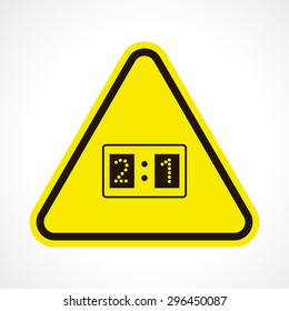 vector illustration of modern silhouette icon score