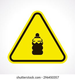 vector illustration of modern silhouette icon water