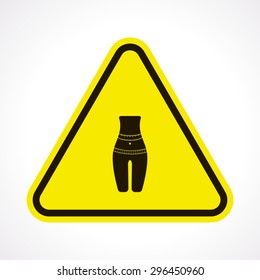 vector illustration of modern silhouette icon figure