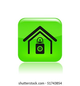 Vector illustration of modern single icon depicting a deodorant for the home