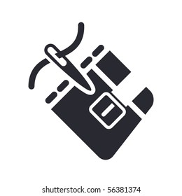 Vector illustration of modern single icon