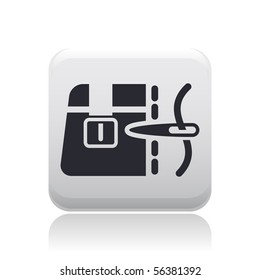 Vector illustration of modern single icon
