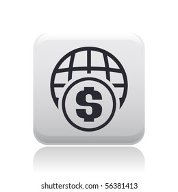 Vector illustration of modern single icon
