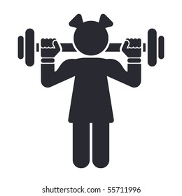 Vector illustration of modern single isolated icon