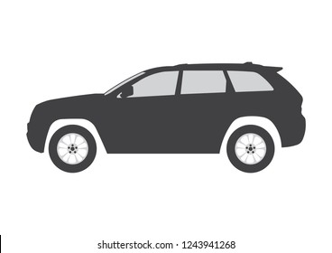 Vector Illustration of Modern SUV