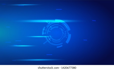 vector illustration modern technology system futuristric graphic design for background.