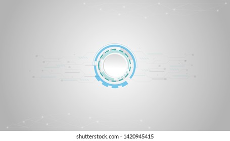 vector illustration modern technology system futuristric graphic design for background.