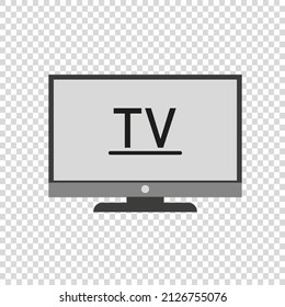 Vector illustration of modern television. On a white background. eps10