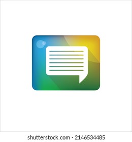 vector illustration modern text icon design template
