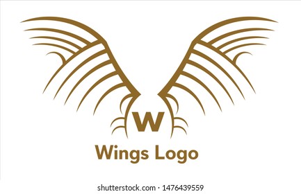 vector illustration of modern tribal wing, EPS 10