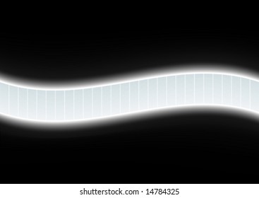 Vector illustration of a modern wavy retro background.