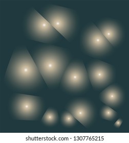 vector illustration molecule background 