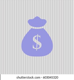Vector illustration of Money Bag symbol
