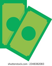 Vector illustration of money banknotes. wealth and wages. Payments in cash.