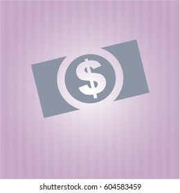 Vector illustration of Money (dollar bill) icon

