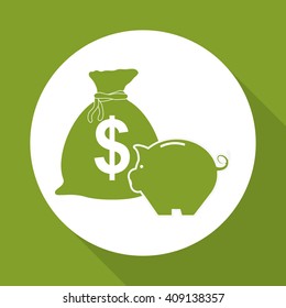 Vector illustration of Money , editable icon