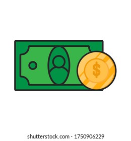 vector illustration money flat design