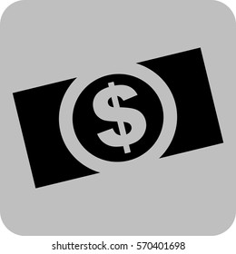 Icono de la ilustración vectorial del dinero
