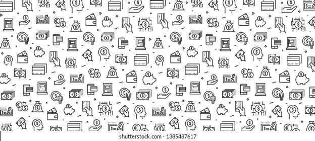 VECTOR ILLUSTRATION OF MONEY ICON CONCEPT