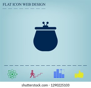Vector illustration of a money purse