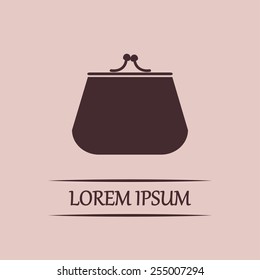 Vector illustration of a money purse