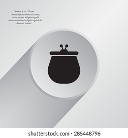Vector illustration of a money purse