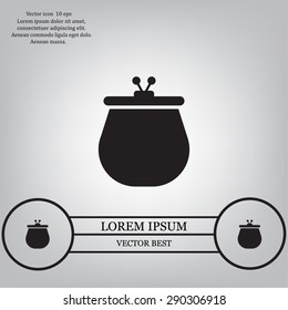 Vector illustration of a money purse