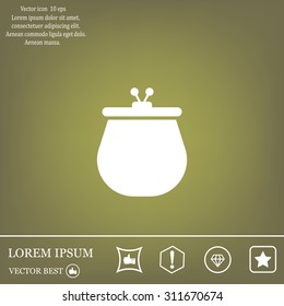 Vector illustration of a money purse
