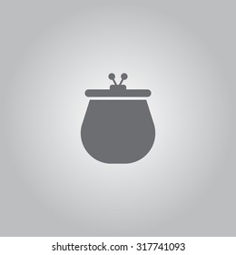 Vector illustration of a money purse