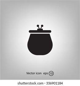 Vector illustration of a money purse