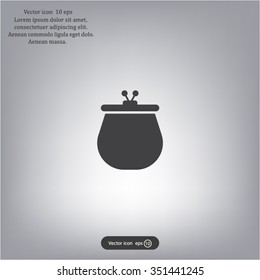 Vector illustration of a money purse