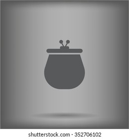 Vector illustration of a money purse