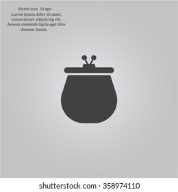 Vector illustration of a money purse