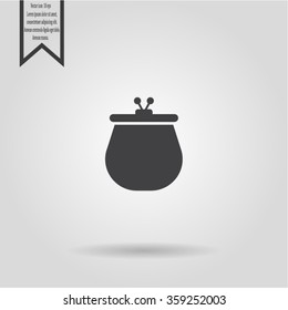 Vector illustration of a money purse