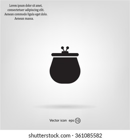 Vector illustration of a money purse