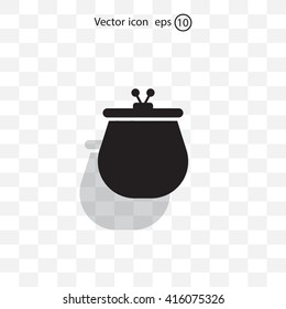 Vector illustration of a money purse