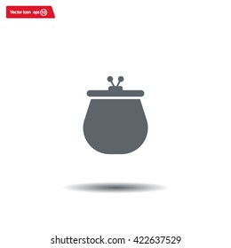 Vector illustration of a money purse