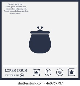 Vector illustration of a money purse