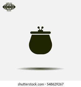 Vector illustration of a money purse