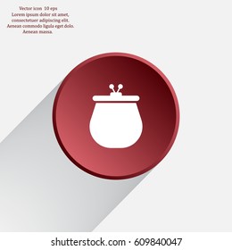 Vector illustration of a money purse