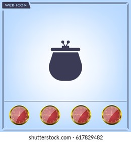 Vector illustration of a money purse