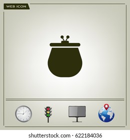 Vector illustration of a money purse
