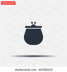Vector illustration of a money purse